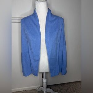 Talbots Light Blue Knit Cardigan size M